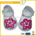 Zhejiang sapatos sapatos fábrica vestido flor bebê sandálias descalças